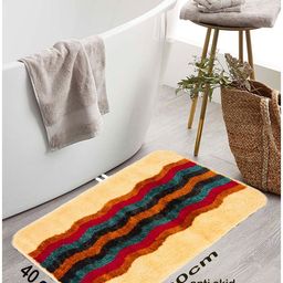 IVAZA Yellow Microfibre 1400 GSM Bath Rugs-picture-6