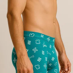DISPENSER Men Pack Of 2 Printed Breathability Trunks PACK OF 2-MESH-M1-M2-S image 2