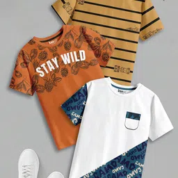 BAESD Boys 3 Pure Cotton T-shirt-image-57