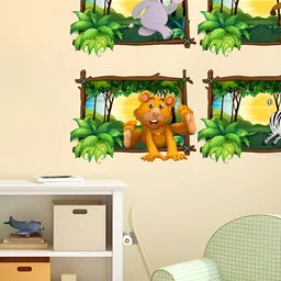 LANSTICK Green & Yellow Splash-Proof Eco-Friendly Wallpaper-image-99