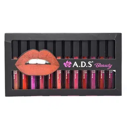 A.D.S Set Of 12 Liquid Color Stay Matte Lipstick 4gm Each- Shade-B image 2