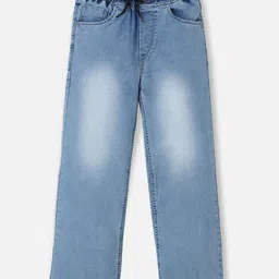 Urbano Juniors Boys Loose Relaxed Fit Heavy Fade Stretchable Jeans-image-81