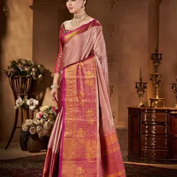 Pandadi Saree Woven Design Zari Saree image 3