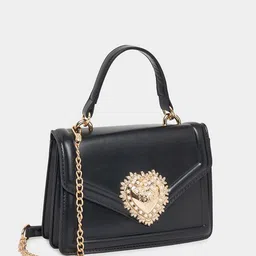Styli Embellished Structured Satchel-30