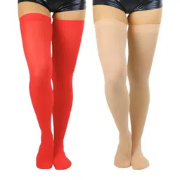 NESKA MODA Women Beige Stockings-image-43