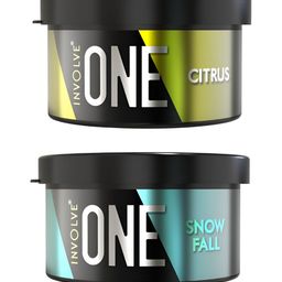 INVOLVE 2 Pieces Citrus & Snowfall Fiber Car Air Freshener 40 g-image-97