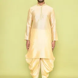 Arihant Rai Sinha Men Embroidered Regular Pure Silk Kurta with Trousers-picture-18