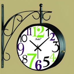 Nutts Black & White Vintage Wall Clock-picture-29
