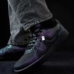 The Souled Store Men Printed PU Sneakers-picture-31