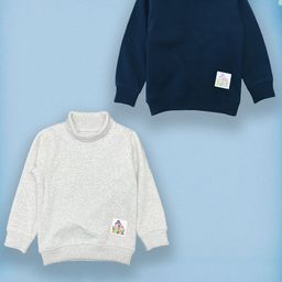 YUV Kids Selection Of 2 Long Sleeves Turtle Neck T-shirt-21