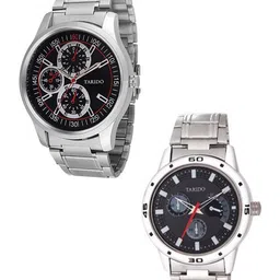 TARIDO Men Pack of 2 Round Dial & Bracelet Style Analogue Watch TD1030SM01-TD1161SM01-12