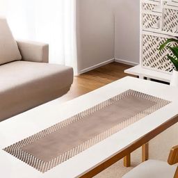 Myntra Elegant Homes Mesh Design Anti Slip Table Runner image 2
