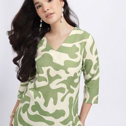Anouk Rustic Printed Short Kurti-picture-44