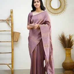 Moda Rapido Woven Design Zari Silk Blend Banarasi Saree-40