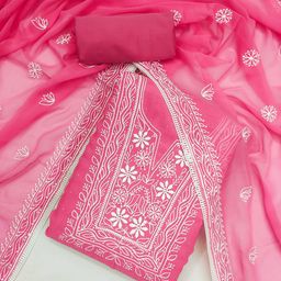 LeeliPeeri Designer Embroidered Unstitched Dress Material-image-28