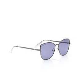 Fastrack Women Gunmetal-Toned Cateye Sunglass with Polarised Lens - M280PL4PV-image-22