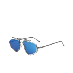 AUGEN Unisex Blue Lens & Black Other Sunglasses with-25