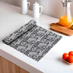 Aura Silver-Toned Set of 1 Water Resistant Shelf Liner Organisers-21