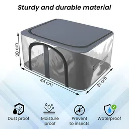 Aura Grey Set of 6 Regular Drawer Organiser Organisers image 3