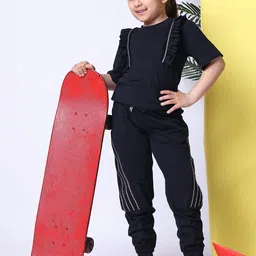 Baawri Girls Top with Trousers-image-61