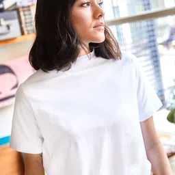 Olalook Women V-Neck Pockets T-shirt-image-86