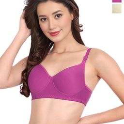Liigne Women Pack of 2 Full Coverage Bra-55