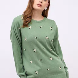 Styli Women Embroidered Pullover with Embroidered Detail-image-53