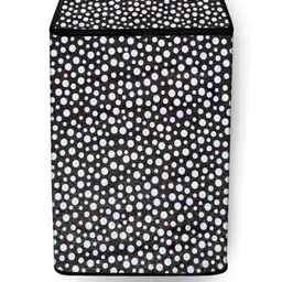 The Furnishing Tree Washing Machine Cover Polka dot Pattern Black Compatible for Whirlpool 7 Kg Ful-image-41