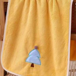 Butterthief Yellow & Blue 1 Printed Cotton 350 GSM Bath Towel-image-35