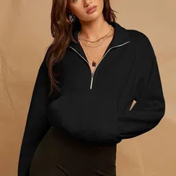 Stylecast X Kotty Women Shirt Collar Sweatshirt-image-15