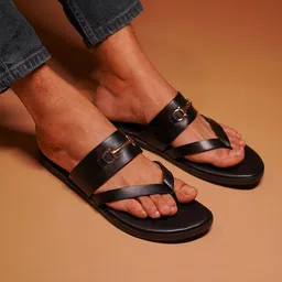 dmodot Pelle Fibio Men Leather Comfort Sandals-29
