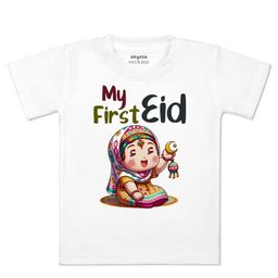 Arvesa Kids Typography Printed Extended Sleeves Applique T-shirt-image-40