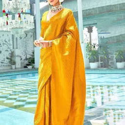 INDIOTSAV Woven Design Zari Banarasi Saree-image-61