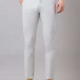 Richlook Men Textured Smart Trousers-image-115
