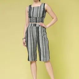 BEING NAUGHTY Striped Top With Capris Co-Ords-picture-3