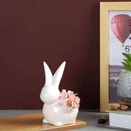 Myntra Elegant Homes White Figurine Showpiece-image-29