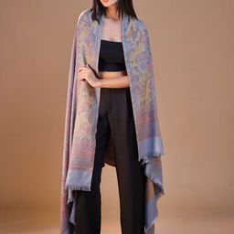 SWI Stylish Women Ethnic Motifs Woven Design Shawl-40
