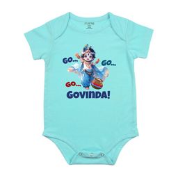 FFLIRTYGO Infants Janmashtami Printed Cotton Round Neck Bodysuit-image-81