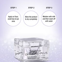 Shahnaz Husain Diamond Plus Skin Rejuvenating Mask - 50 g image 2