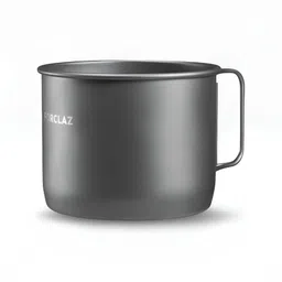 FORCLAZ By Decathlon Titanium Fire-Safe Mug with Folding Handles 0.4 Litres - MT500-36