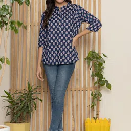 KALINI Ethnic Motifs Printed Kurti-image-59