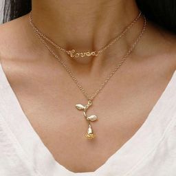 DressBerry Women Gold-Plated Alloy Minimal Necklace-picture-36