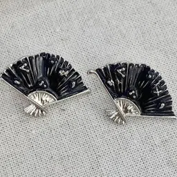AKISON JEWELS Silver Plated Contemporary Studs Earrings-image-85