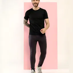 T.T. Men Pack Of 3 Solid Round Neck Slim Fit T-shirts-image-93