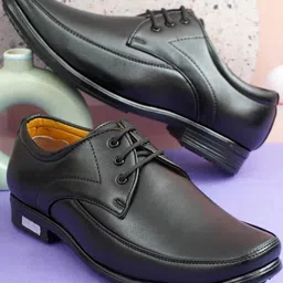 TRM Men Round Toe Formal Derbys-picture-0