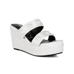 London Rag Colourblocked Wedge Mules-picture-17