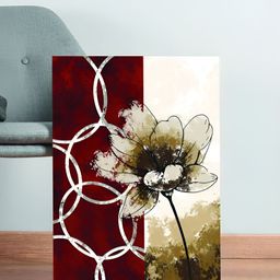 Myntra Elegant Homes Brown Stretched On Frame Canvas UV Sunflower Painting Wall Art-image-87