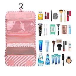 AUGEN Peach-Coloured Water Resistant Hanging Makeup Organiser-image-84