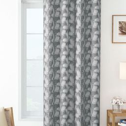 Story@home Grey Floral Room Darkening Window Curtain-57