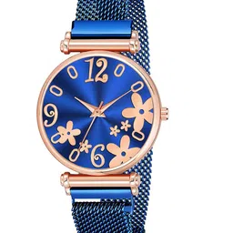 CSAMON Women Printed Dial & Bracelet Style Straps Analogue Watch C34RG R3 BLU M-image-24